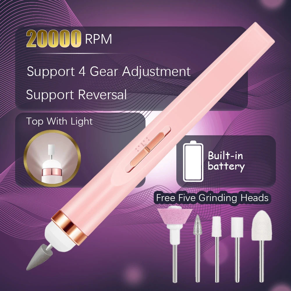 Ponceuse à ongles électrique rechargeable
