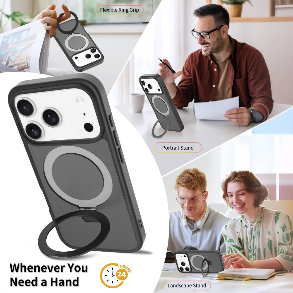 étuit magnetique mate pour iphone 17