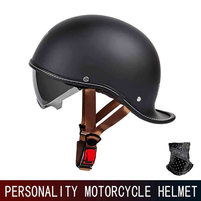 Casque de moto rétro hommes/femmes
