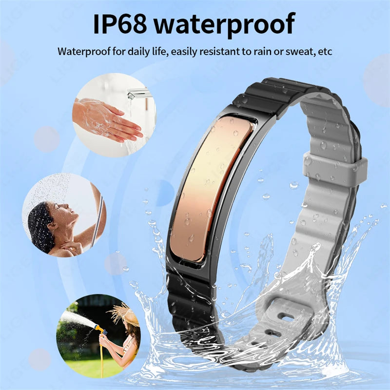 Bracelet Anti-Moustique Ultrasonique LIGE - Répulsif Intelligent Unisexe