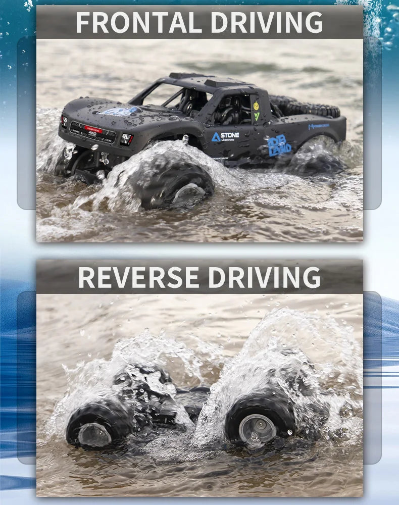 JJRC jouet télécommandé tout-terrain véhicule d'escalade amphibie étanche 4WD