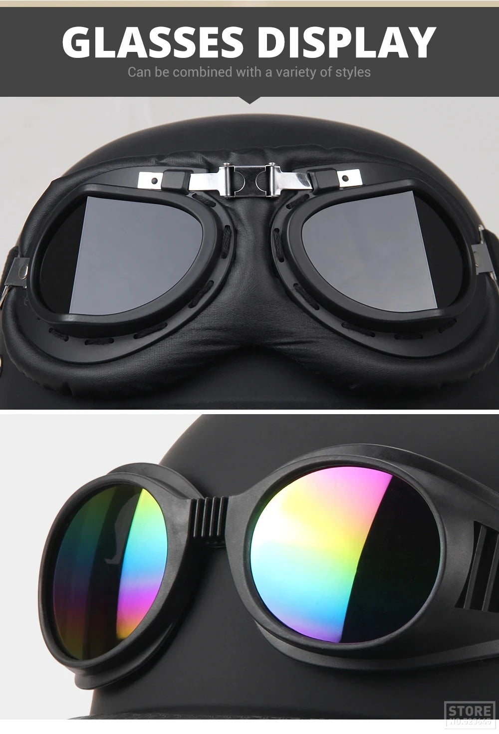 casque moto scooter dessus cuir vintage homme femme