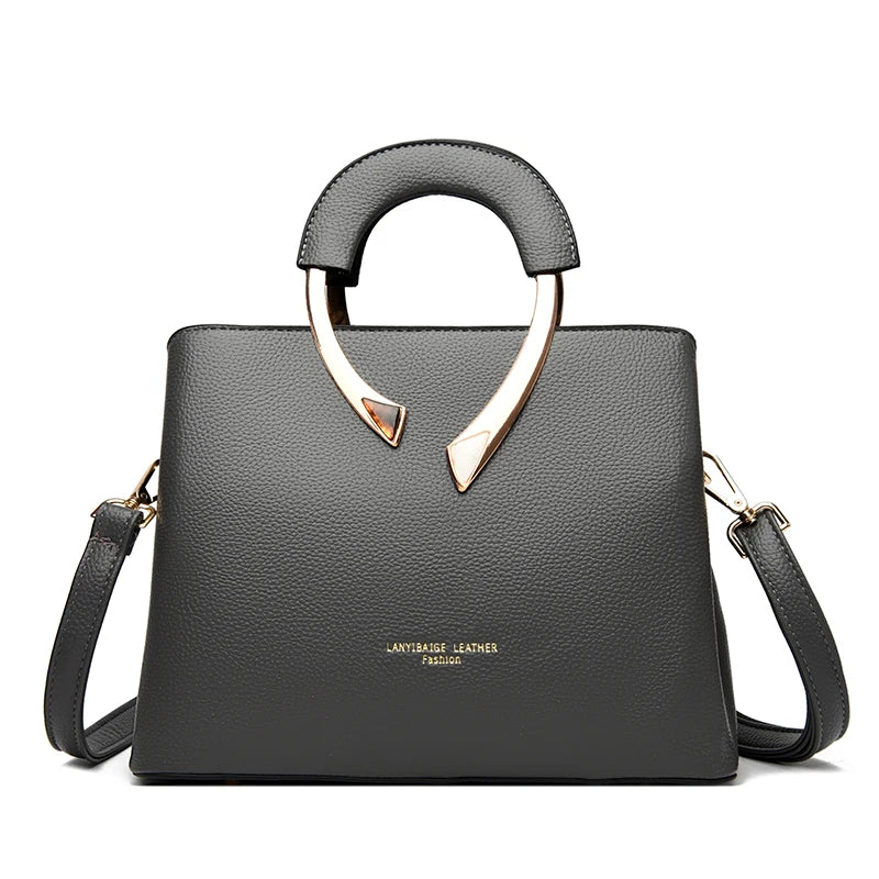 Sacs à main de luxe femmes en simili cuir souple