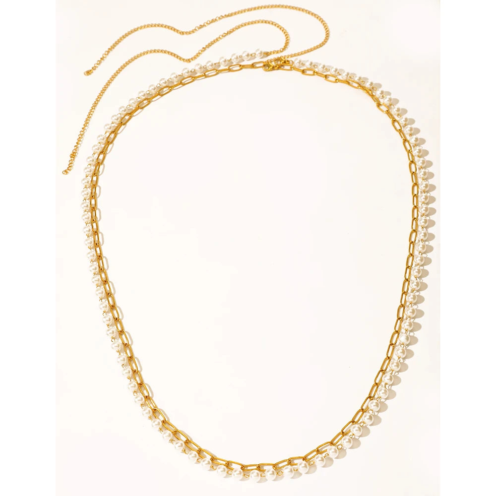 Chaîne de taille élégante, perles Fine pour femmes