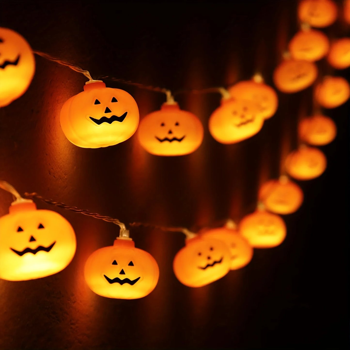 guirlande citrouille halloween déco interieur et exterieur