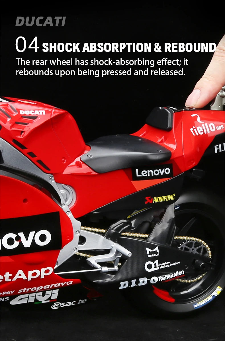 moto GP de collection a l'échelle 1/6 métal "1 francesco bagnaia/23 Enea bastianini"