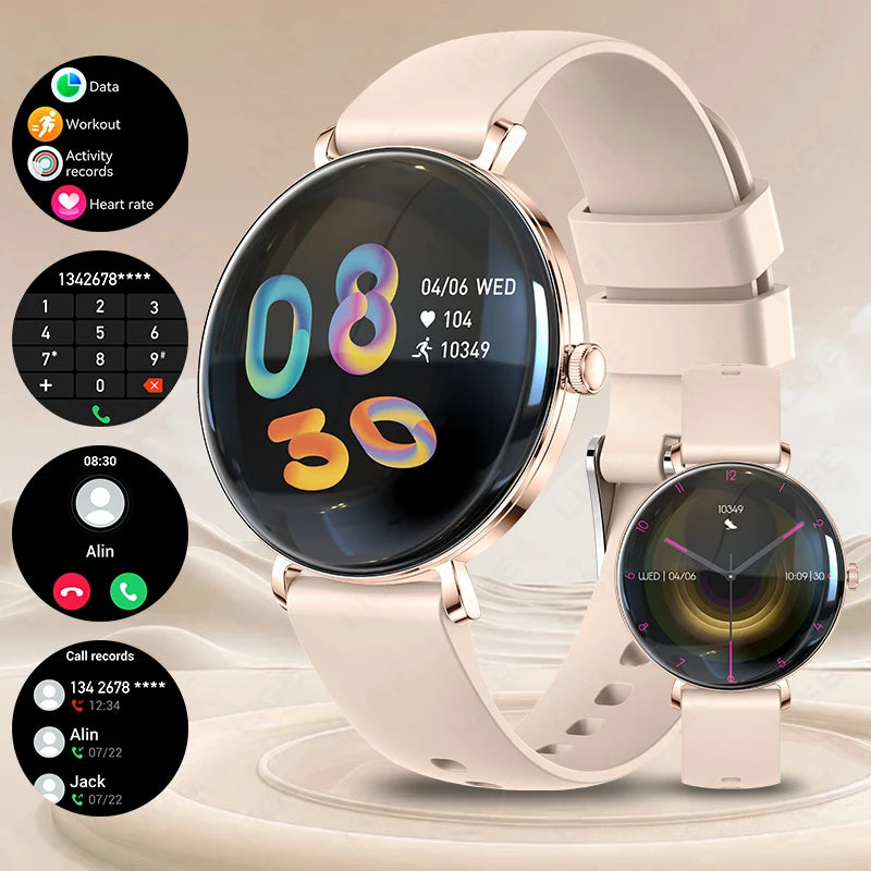 LIGE nouvelle montre intelligente femmes 1.43 "AMOLED ecran HD