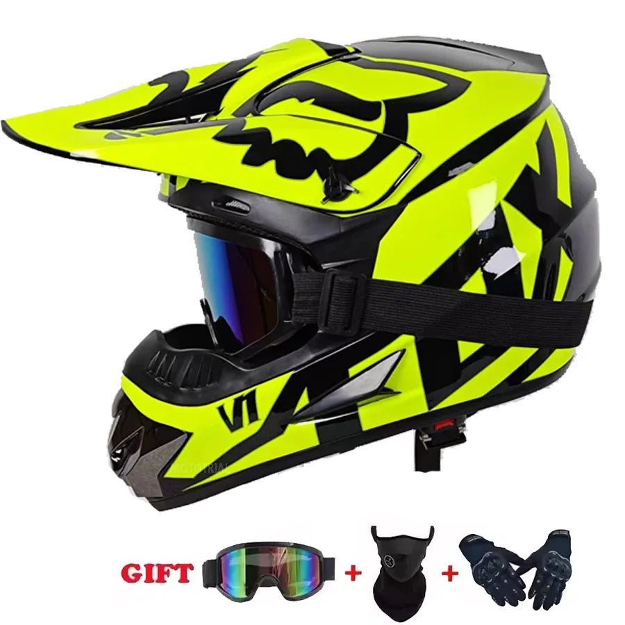 casque moto cross/enduro enfant et femme
