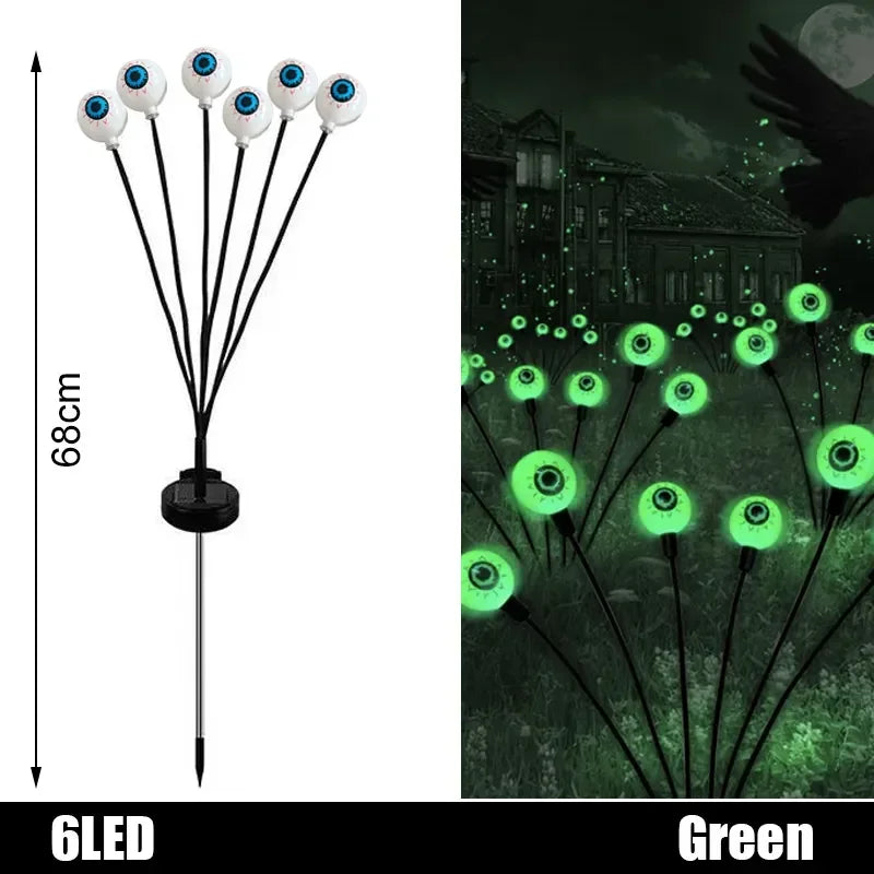globe oculaire a LED exterieur solaire nouveauté halloween 2026