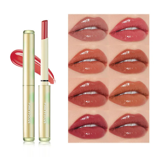 Rouge à lèvres haute qualité, 8 couleurs, effet brillant