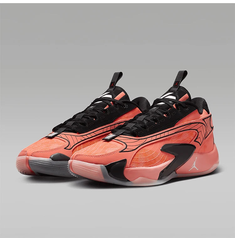 Nike Jordan Luka 2Pf confortable décontracté absorbant les chocs anti-dérapant résistant à l'usure chaussures de basket-ball basses pour hommes DX9012-800