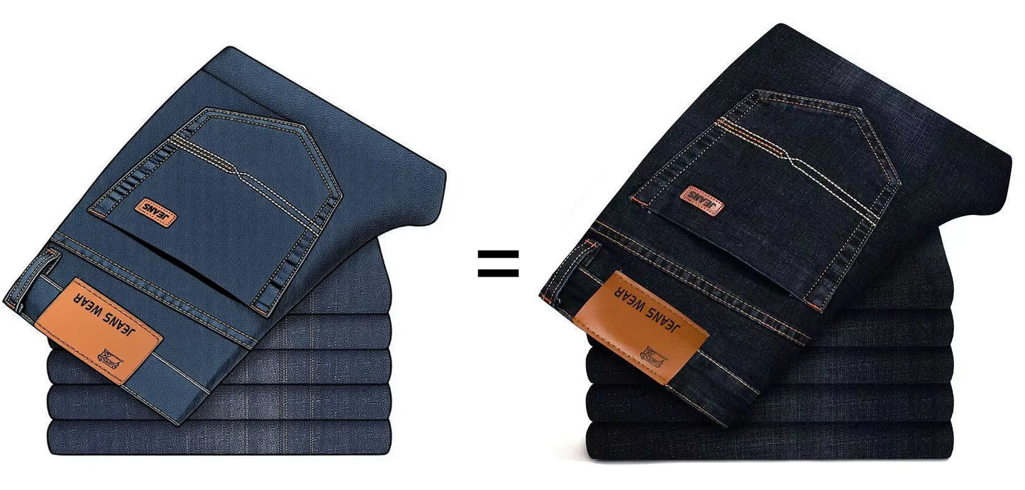 jeans homme classic style slim fit