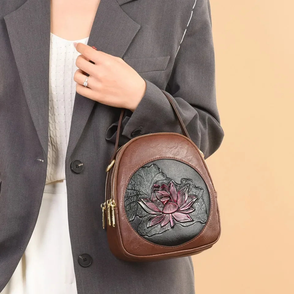 sacoche a bandoulière en cuir pour femmes