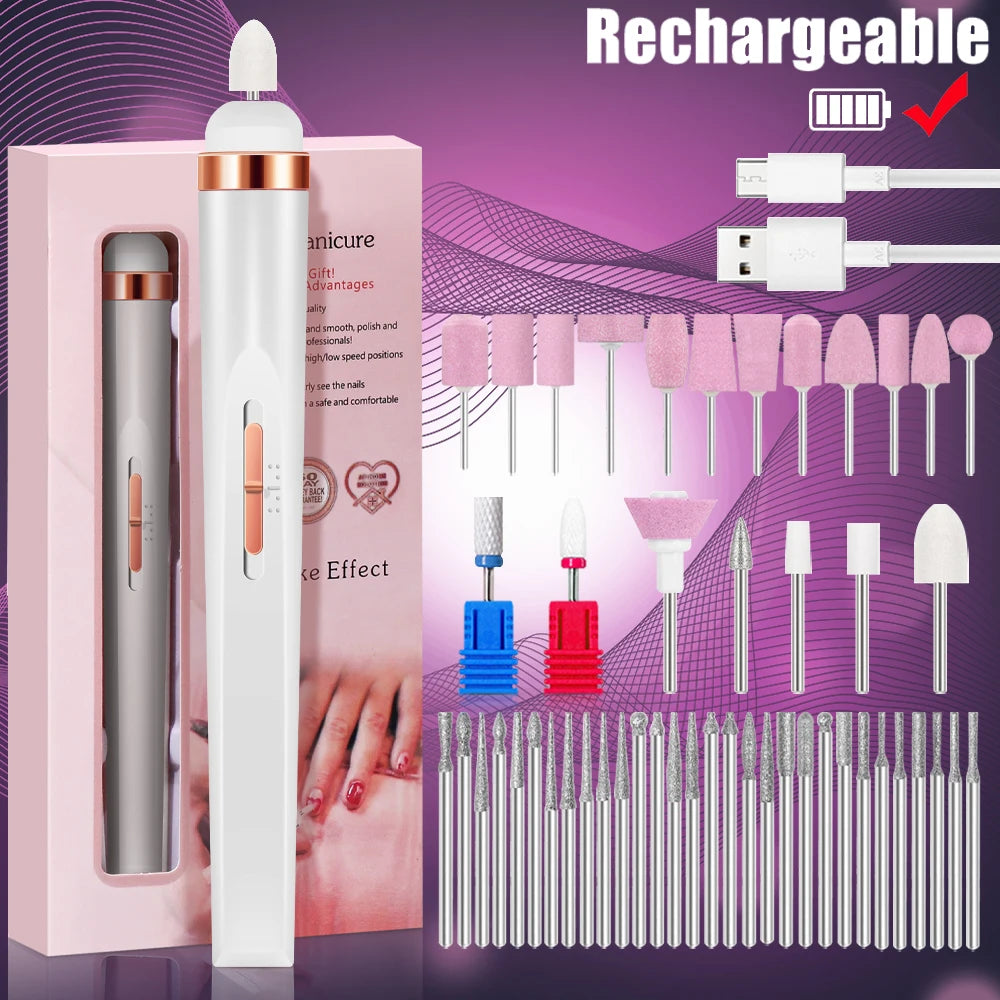 Ponceuse à ongles électrique rechargeable