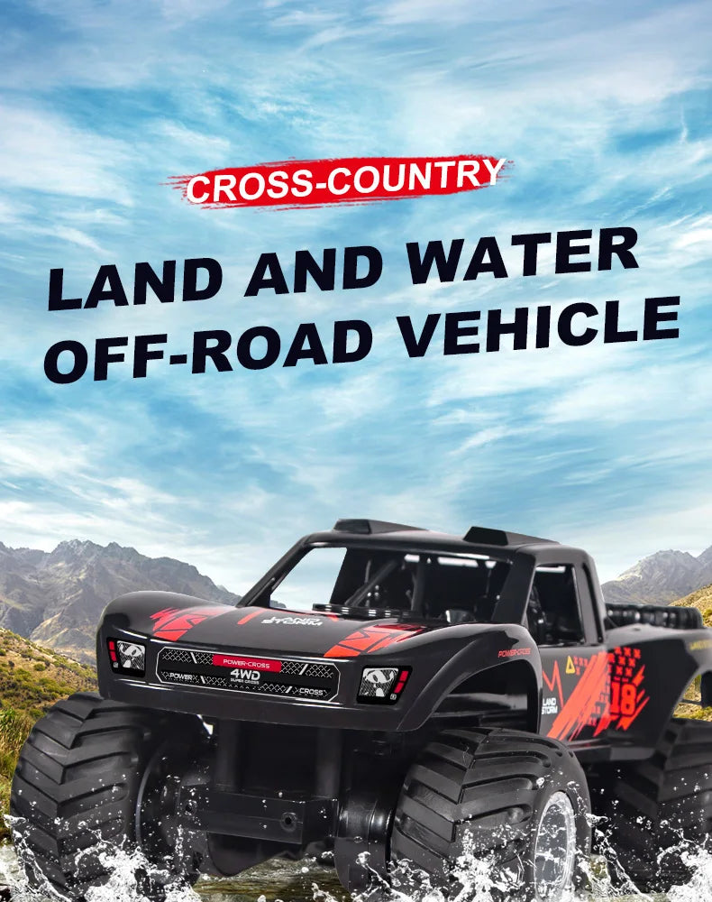 JJRC jouet télécommandé tout-terrain véhicule d'escalade amphibie étanche 4WD