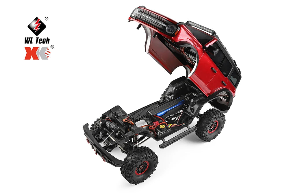 Voiture RC professionnelle tout-terrain 4x4 bronco 1/10 4WD crawler