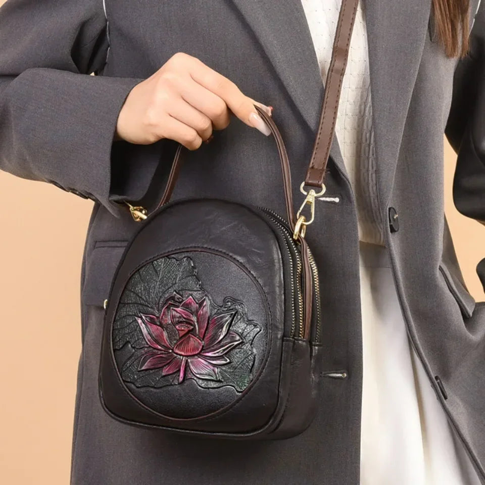 sacoche a bandoulière en cuir pour femmes