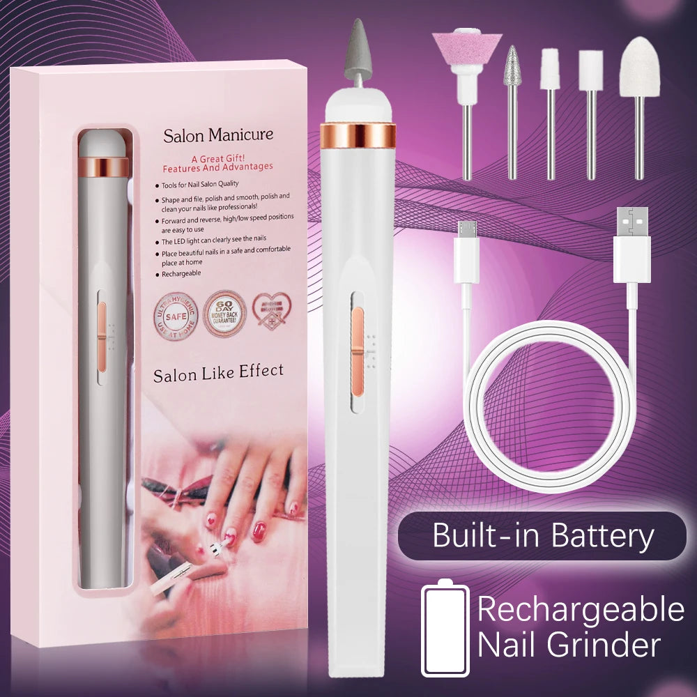 Ponceuse à ongles électrique rechargeable