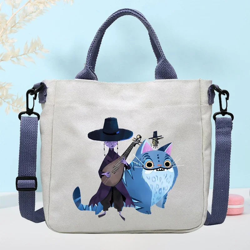 K-pop Demon Hunters sac à bandoulière en toile ou sac de mode pour petite fille