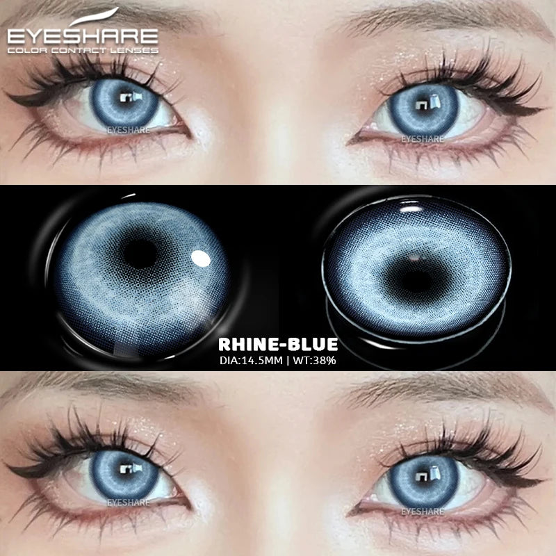 "Un seul regard… et l’horreur commence. Ose les lentilles Halloween."