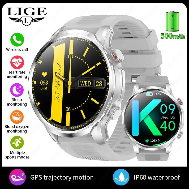 LIGE nouveau 1.95 "HD Extra Large écran GPS