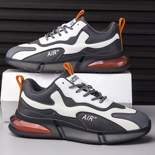 Baskets Homme Cuir Confort Premium – Chaussures Décontractées Antidérapantes