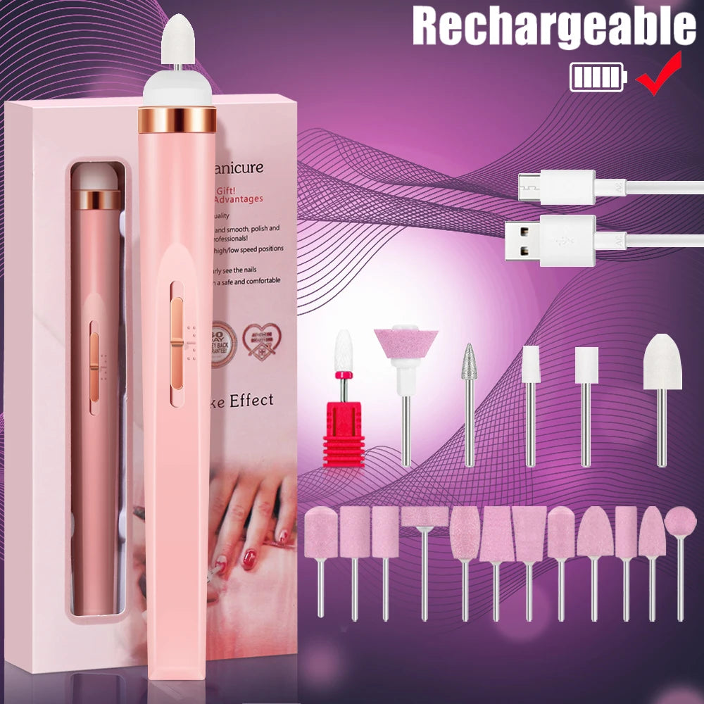 Ponceuse à ongles électrique rechargeable