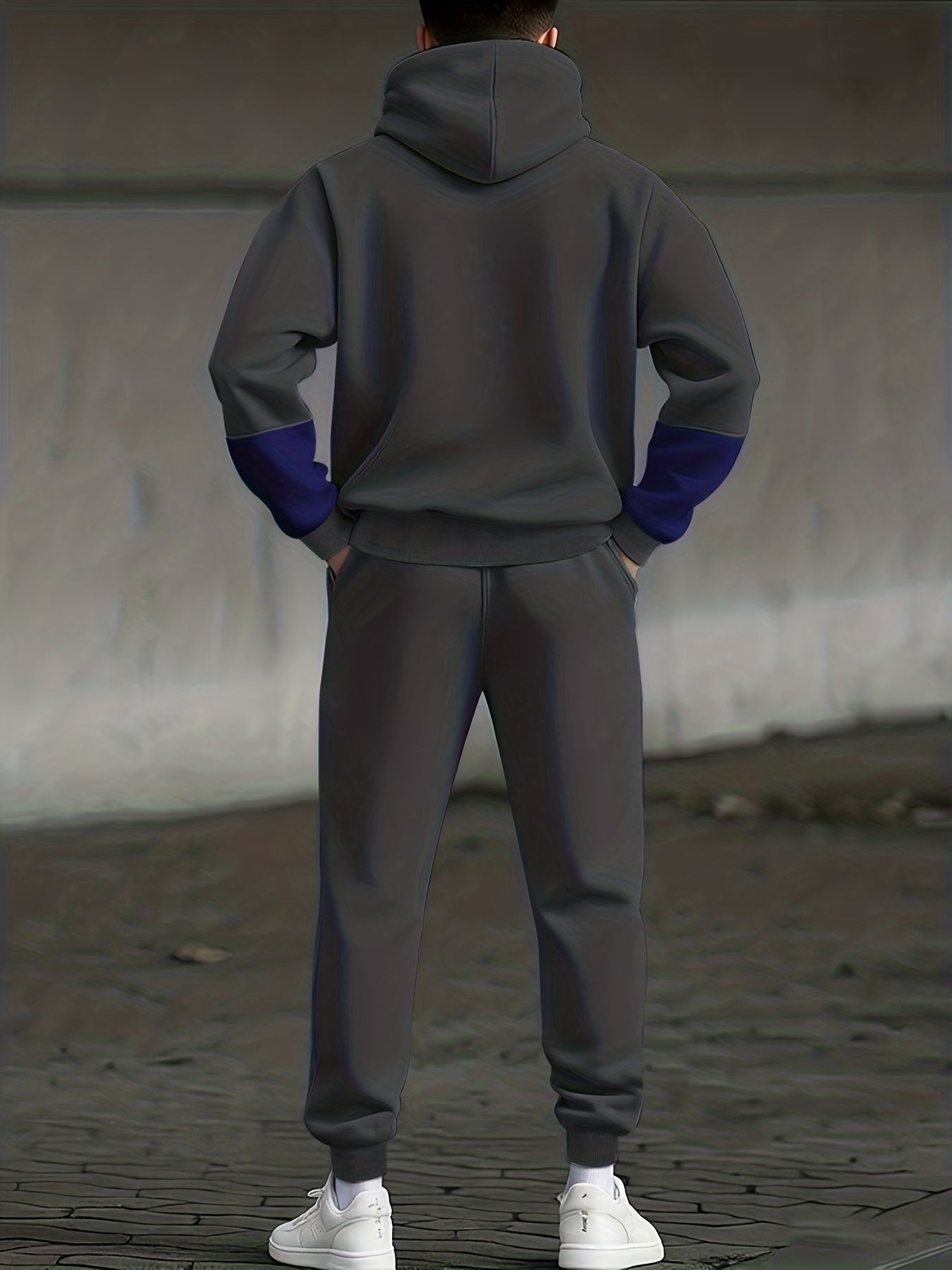 Ensemble Sweatshirt Homme Los Angeles - Capuche Doublée Hiver Chaud