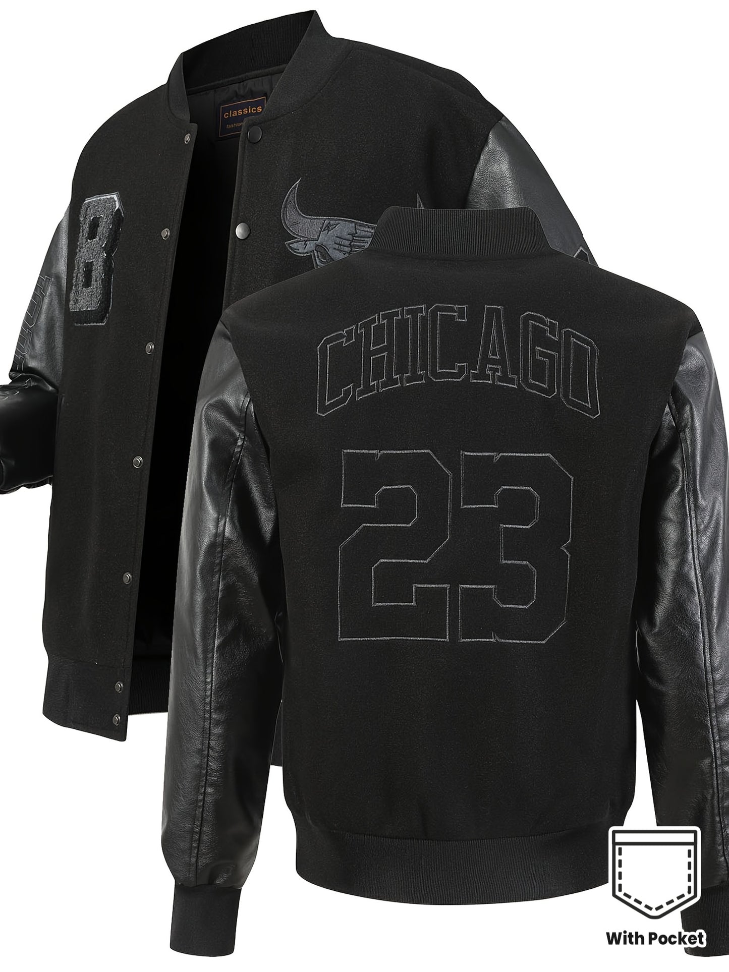Veste Varsity #23 Homme - Style Hip Hop Streetwear