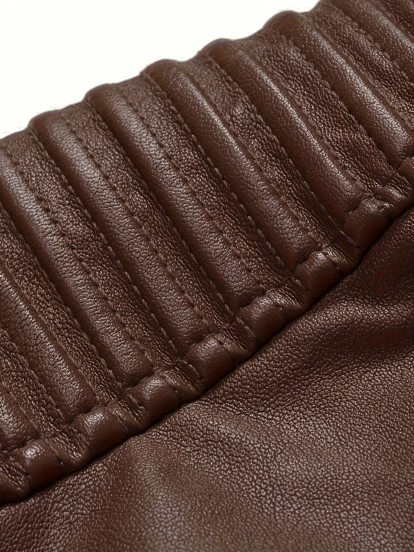 🏍️ Veste Biker Homme Col Montant Zippée - Coupe Ajustée ✨